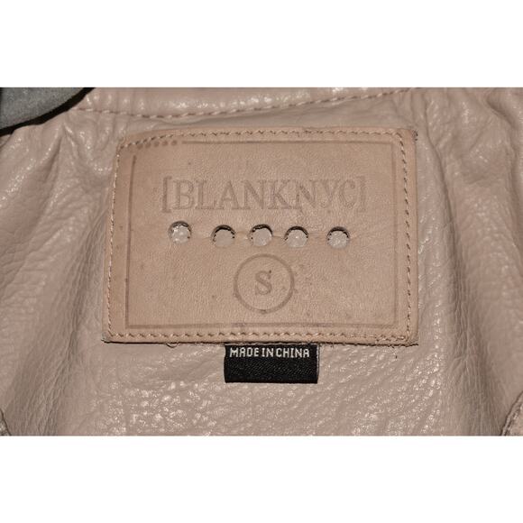 BLANKNYC $98 Life Changer Moto Jacket in Fawn w/ Brushed Silver Small - Picture 6 of 6